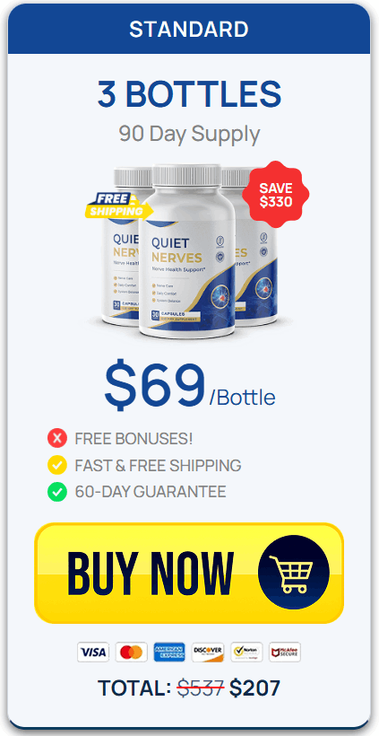 quiet nerves 3 bottles price